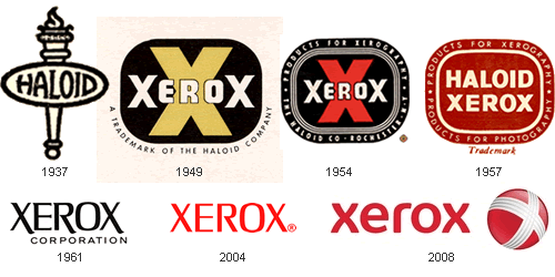 شعارات شركات ما بين الماضي والحاضر Logo-xerox