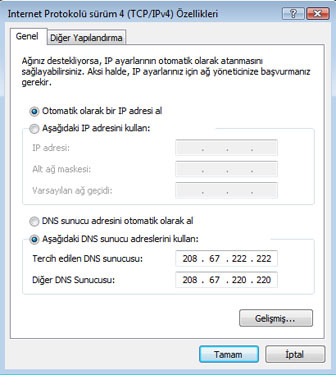 Erişime engelli sitelere nasıl girebilirim? (resimli anlatım) Dns_vista_71271772976