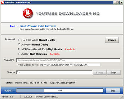 Youtube'dan HD Video İndirin Youtubedownloader-hd1231439696