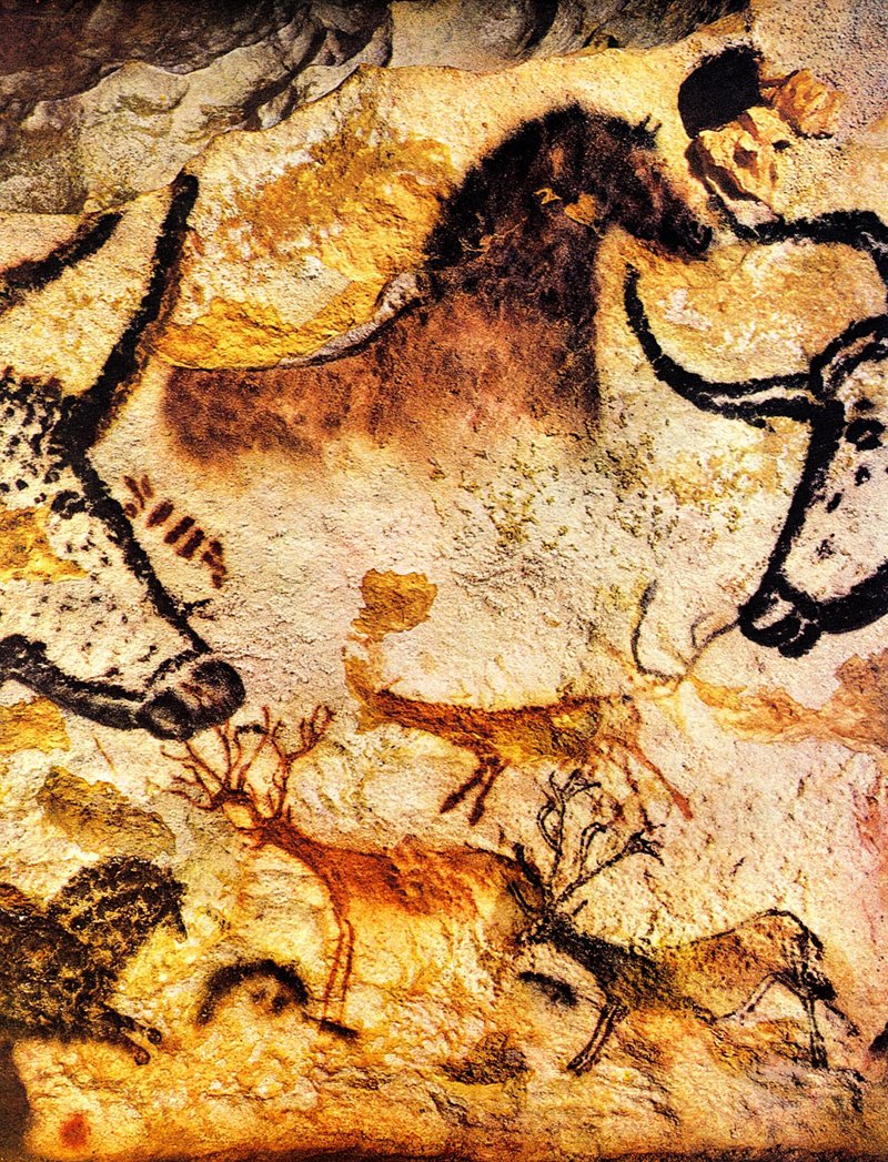 Pećinsko slikarstvo Lascaux_animals_cave_painting-800