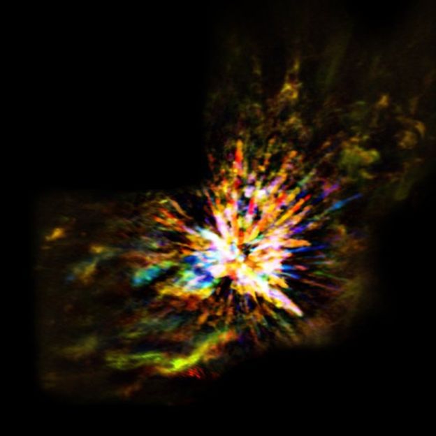 Imágenes del nacimiento de una estrella captadas por el telescopio ALMA en Chile 1494424052-95997253170407b