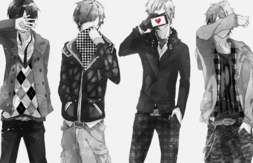 Black and white world Anime-art-black-and-white-boys-favim.com-521237