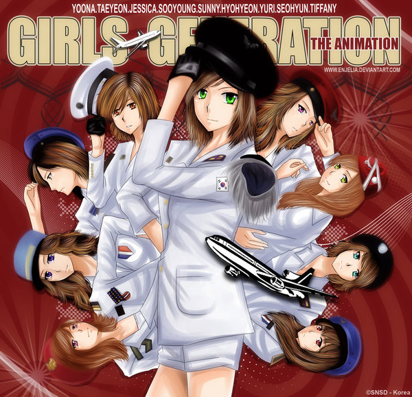 Girls' Generation [ 1 ] Fan Club ●  Snsd___anime_version_by_enjelia