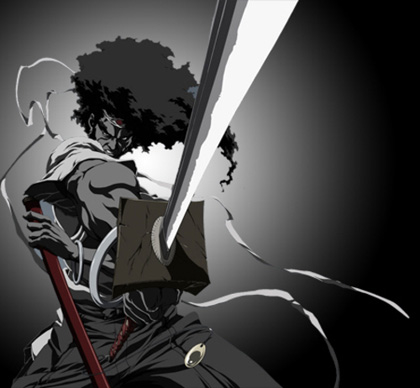 Uber Swordmasters Fight! Wrath (FMA) vs Afro (Afro Samurai) vs Hiko Seijuro (RK) Afro-samurai