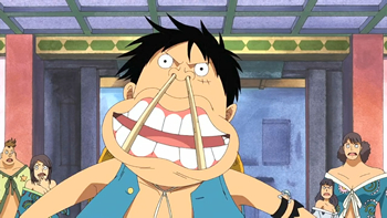 Taunt/Interactive Animations.   Luffy_moron_1_2273