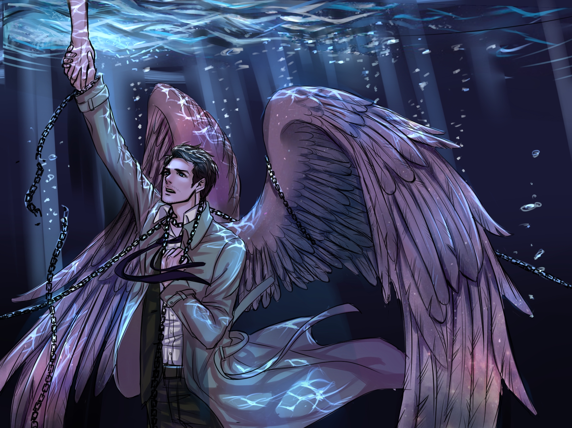  Fanarts et montages - Page 19 Castiel.full.1458513