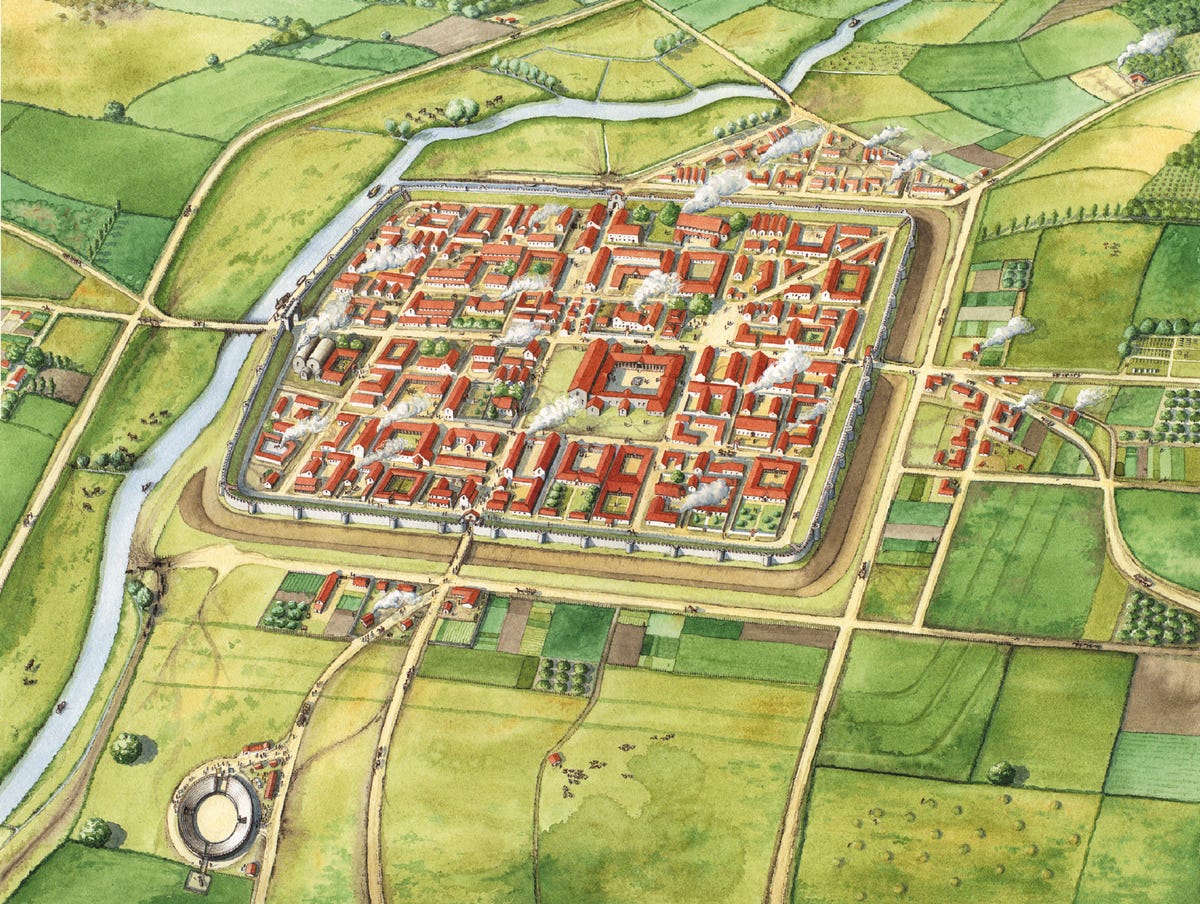 La evolución de Londres en 2.000 años  From-the-7th-to-11th-centuries-anglo-saxons-moved-into-londinium-their-settlement-was-laid-out-in-a-grid-pattern-and-grew-to-contain-between-10000-and-12000-people