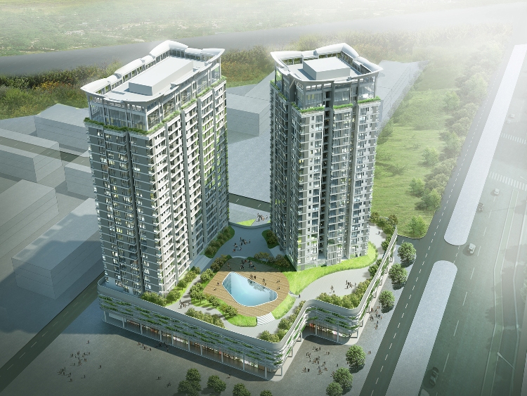 Sora Gardens I: Cao ốc căn hộ trong đô thị Tokyu Bình Dương Sora-gardens-i-1379337545