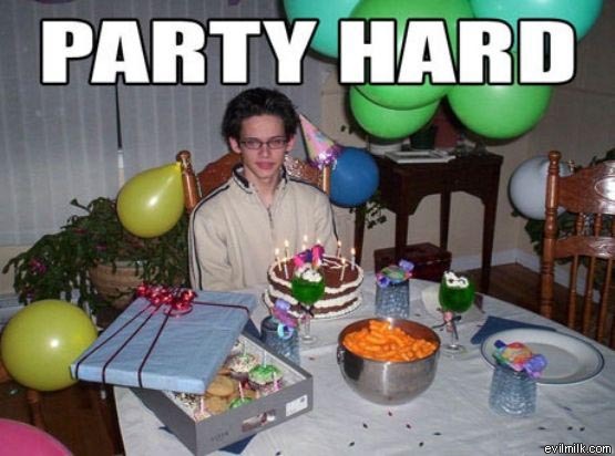 Feliz Cumpleañoos c: Party-hard