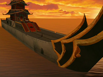 Aun en el mar, se mantiene el corazón Nave_de_azula