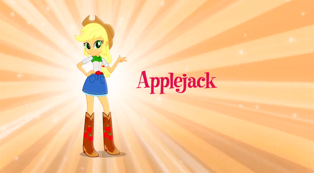 Applejack human Applejack_Equestria_Girls_music_video