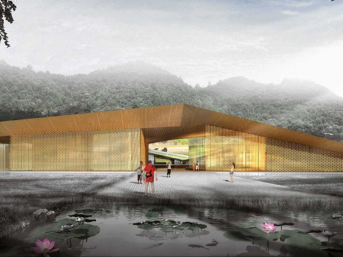 Những tòa nhà độc đáo. Hua-mu-lian-spa-centre-by-shenzhen-hoop-architectural-design-co-ltd-jiangxi-province-china