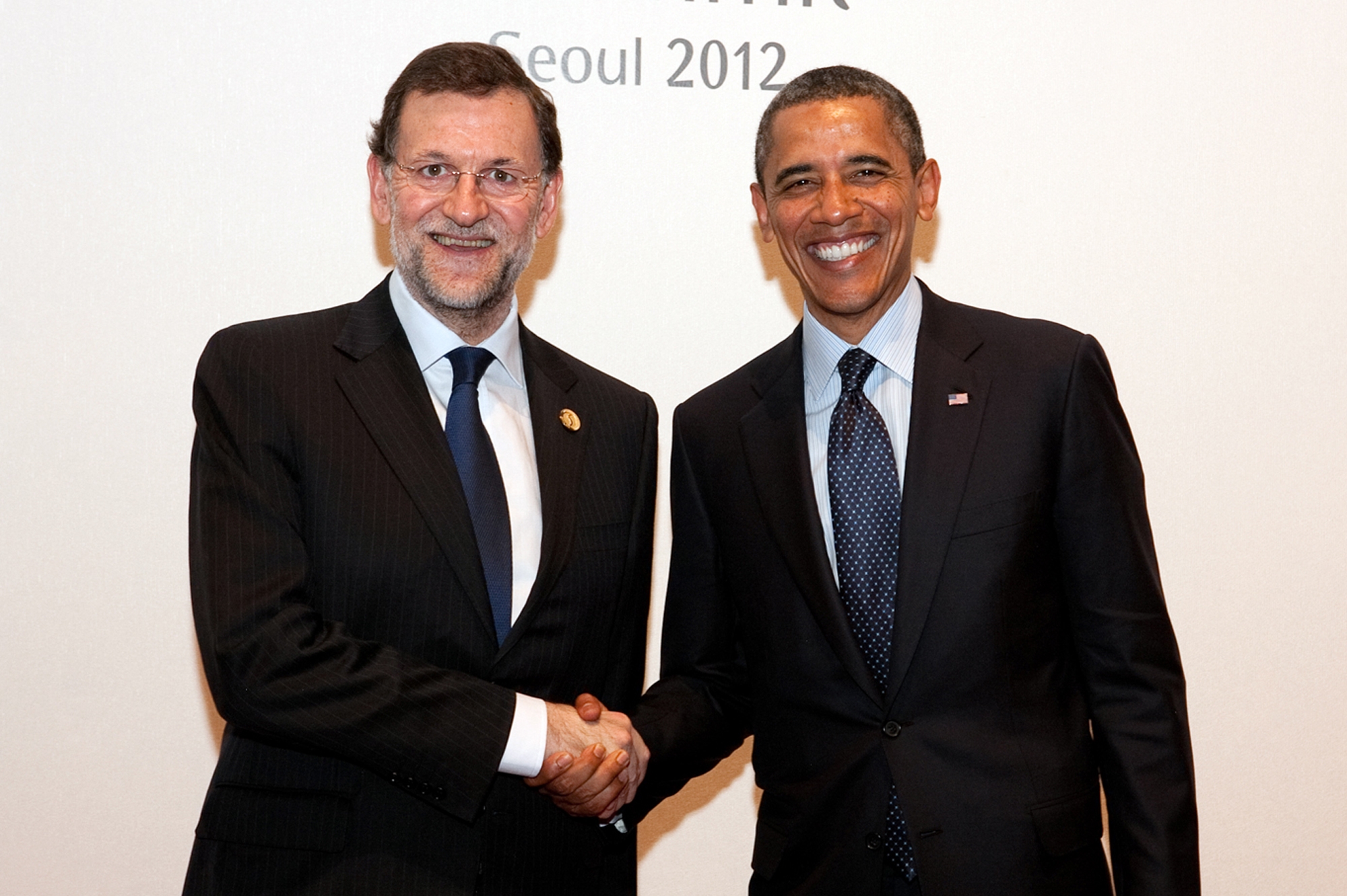 Rajoy - ¿Cuánto mide Mariano Rajoy? - Altura - Real height RajoysaludaaBarackObama6