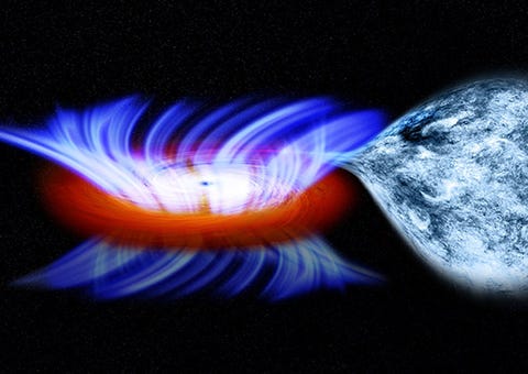 Astronomers Capture First Image of a Gargantuan Black Hole Black-hole