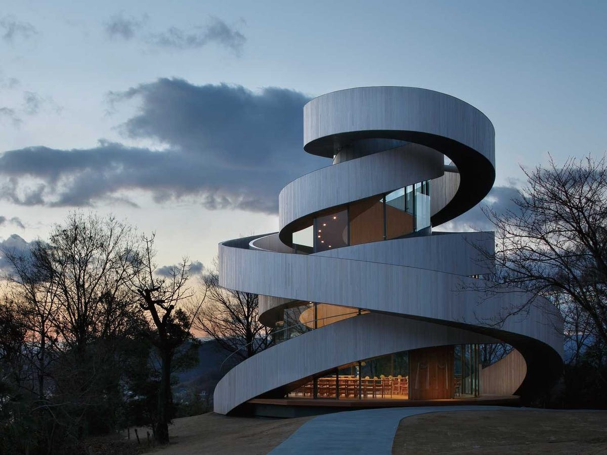 Những tòa nhà mới tuyệt vời trên thế giới. Ribbon-chapel-by-hiroshi-nakamura-and-nap-co-ltd-hiroshima-japan