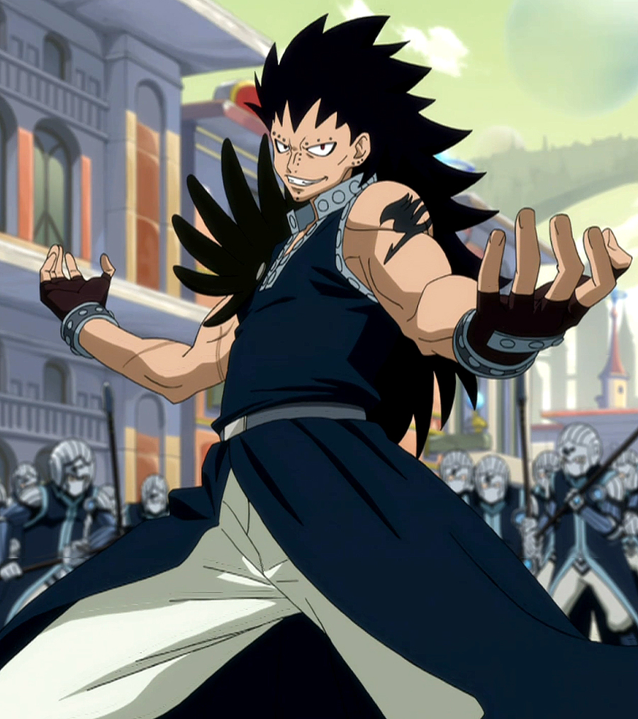 Uniendo a Vegeta con Fairy Tail Gajeel._Redfox_vs_Armada_Edolas