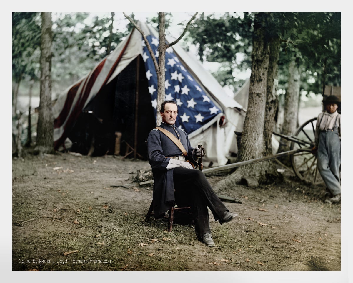 US Civil War - then and now photos Dynamichrome_civil_war_union_captain_cunningham