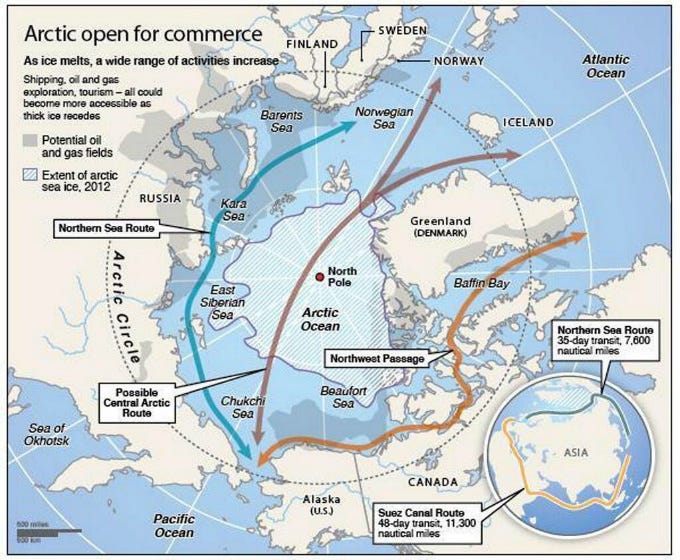 A la conquista del tope de la tierra: la pelea por los recursos del Polo Norte Arctic-ice-9