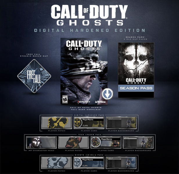 "Call of Duty: Ghosts" de PS4 e Xbox One sai no Brasil em 20/12 por R$ 230 Ghosts_Digital_Hardened_Edition