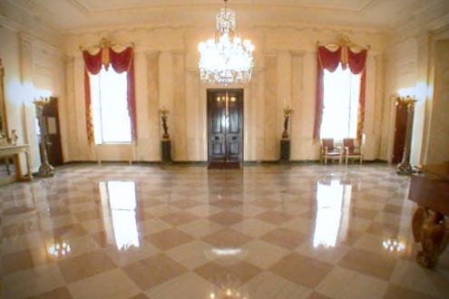 صور البيت الأبيض من الداخل Entrancehall