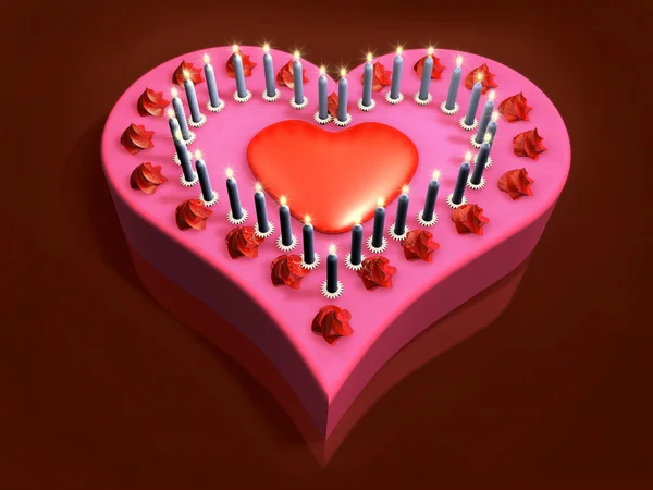 solare57...alias maria57  - Pagina 6 Dep_4683354-3d-lit-candle-on-red-heart-cake