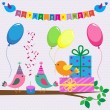 Aniversariantes do dia 05/05/2015 ! Depositphotos_11566466-Vector-birthday-card-with-cute-birds