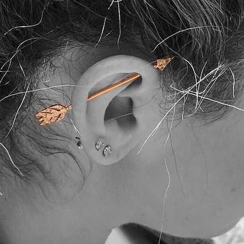 المجوهرات والاكسسوارات Ashley-tisdale-industrial-arrow-piercing-500x500