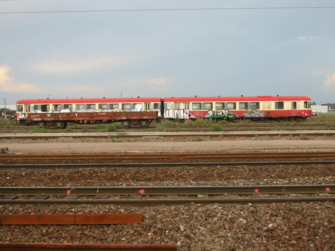 un autorail prêt pour la casse Autorail4