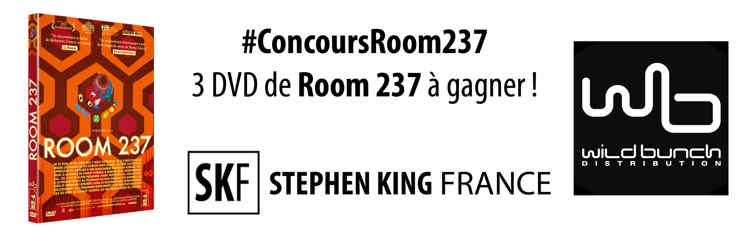 CONCOURS : ROOM 237, chez Stephen King France ConcoursRoom237