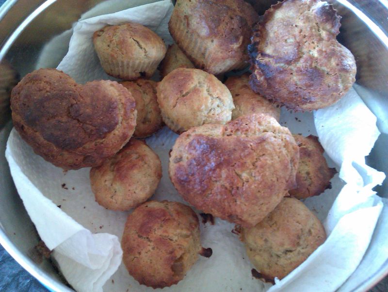 Muffins rhubarbe/gingembre confit 64094312