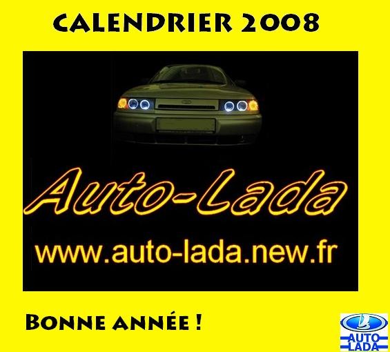 Calendrier Auto-Lada 2008 20296914