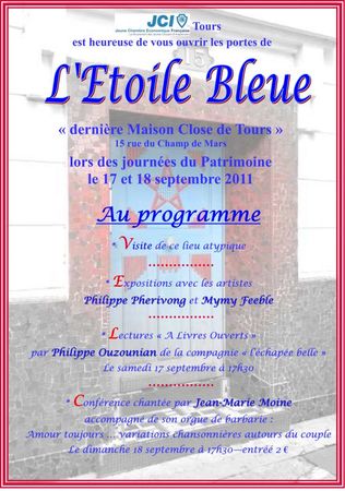 Samedi 16 et dimanche 17 septembre - Visite de l'Etoile Bleue, dernière maison close de Tours et expo de Feeble Sister. 68209018_p