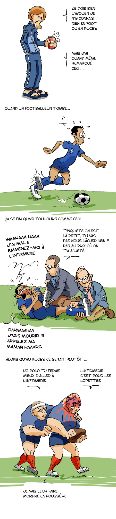 Diffrence fondamentale entre le foot et le rugby 17040322