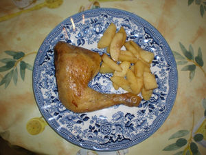 CUISSES DE POULET ROTI POMME CANNELLE 26644367_p