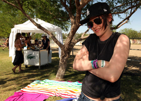 Kristen et Kellan était ce week end au festival Coachella 52149554_p