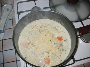 Blanquette de pilons de poulet à la crème 18228055_p