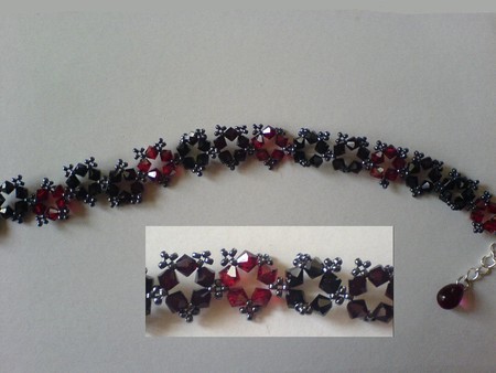 Bracelet "Rouge & Noir" 18717731_p