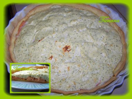 Tarte au saumon fumé et fromage frais 44304360_p