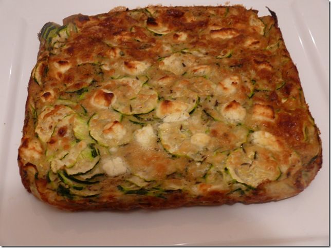 GÂTEAU INVISIBLE AUX COURGETTES, CHÈVRE ET MUSCADE!! 45890733