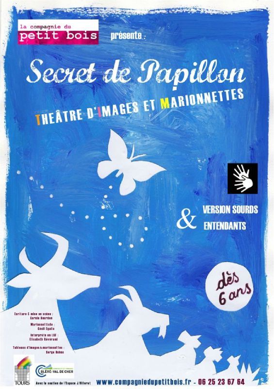 Mercredi 29 février - "Secret de Papillon" spectacle de marionnettes - La Croix en Touraine 72056031