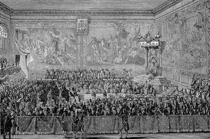 13 avril 1771: Lit de justice à Versailles 6917286