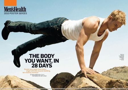 Kellan LUTZ en couverture du magazine Américain MEN'S HEALTH 56004300_p