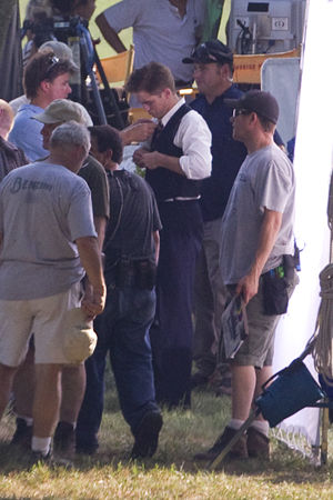 Rob sur le tournage de Water for Elephants 55693114_p