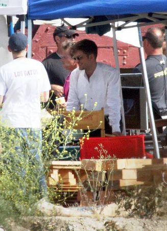 Rob sur le tournage de Water for Elephants 53804945_p