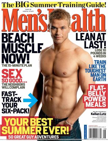 Kellan LUTZ en couverture du magazine Américain MEN'S HEALTH 56004297_p