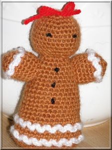 déco de noel au crochet : personnage en pain d'épice 42268923_p