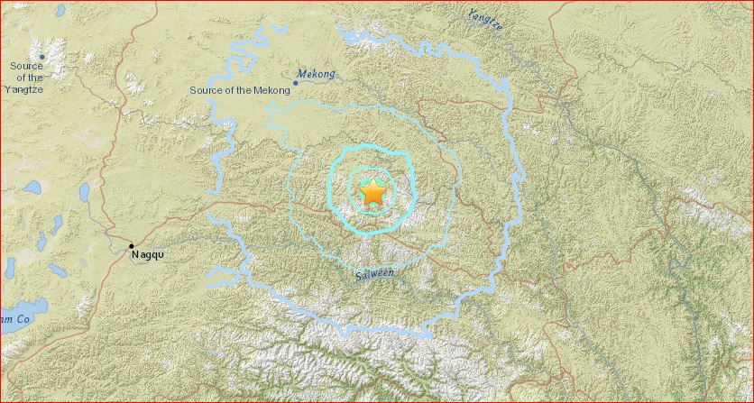 5.5-magnitude earthquake injures 60 and damages roads and buildings in Tibet on May 11, 2016 M5.5-earthquake-tibet-may-11-2016