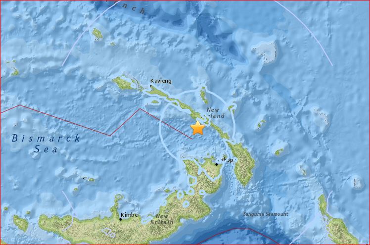 Two powerful M6.1 earthquakes hit Papua New Guinea and Mid-Atlantic Ridge  M6.1-earthquake-papua-new-guinea-june-21-2016