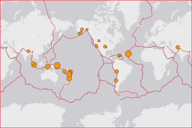 Two powerful M6.1 earthquakes hit Papua New Guinea and Mid-Atlantic Ridge  Earthquake-june-21-2016