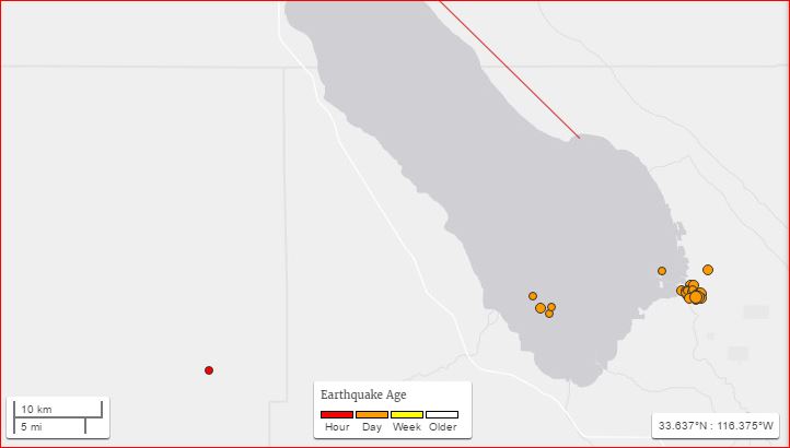  Second earthquake swarm in two months hits Salton Sea – 50 earthquakes strike near Niland Earthquake-swarm-salton-sea